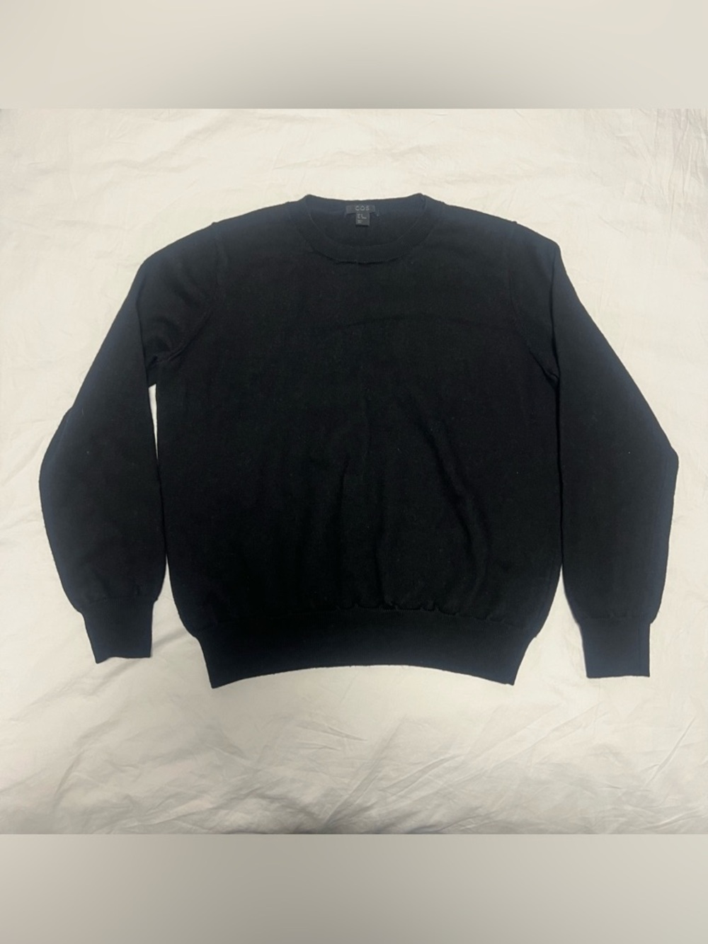 COS Black Merino Wool Sweater